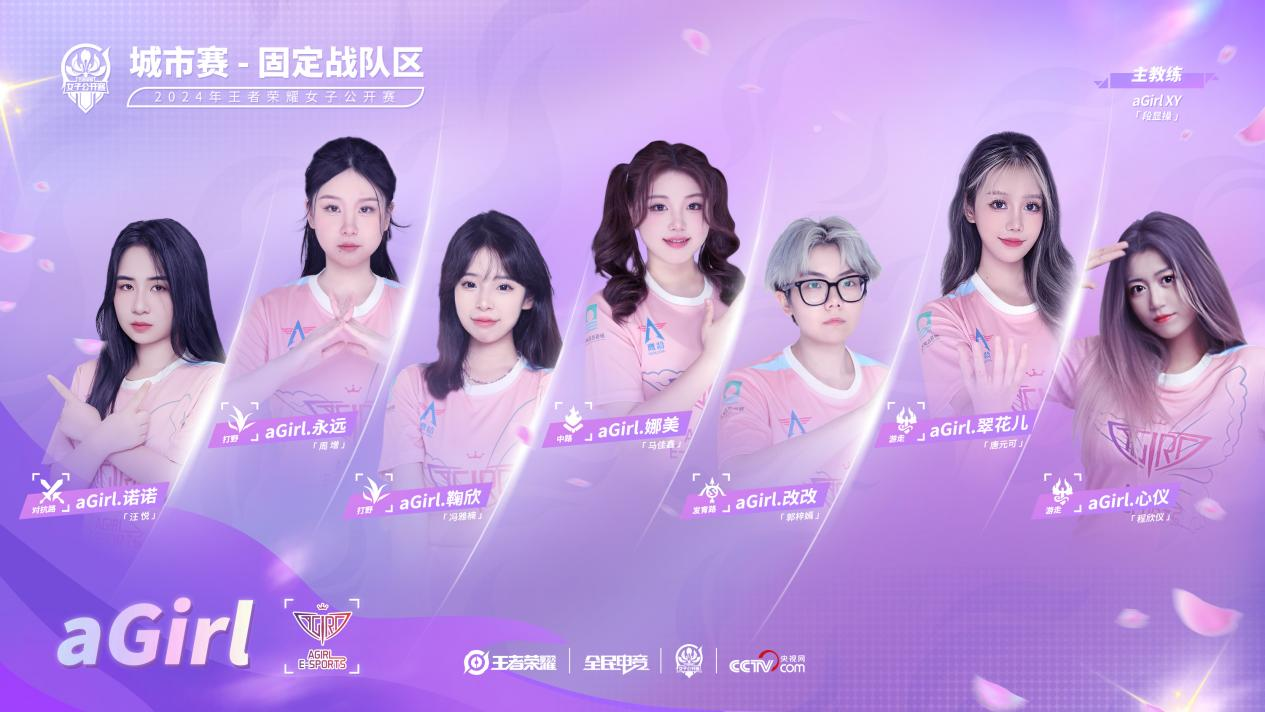 荣耀登场!濮院2024年王者荣耀女子公开赛固定战队区大名单公布(图1)