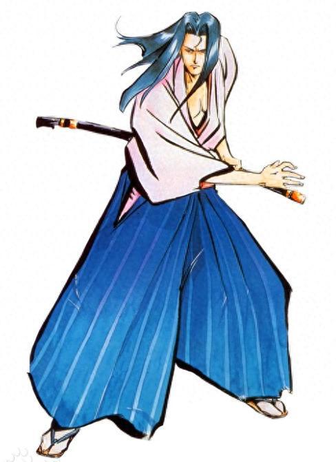 《侍魂》橘右京史上最娘剑客竟被后世王者荣耀画错立绘了?(图1)